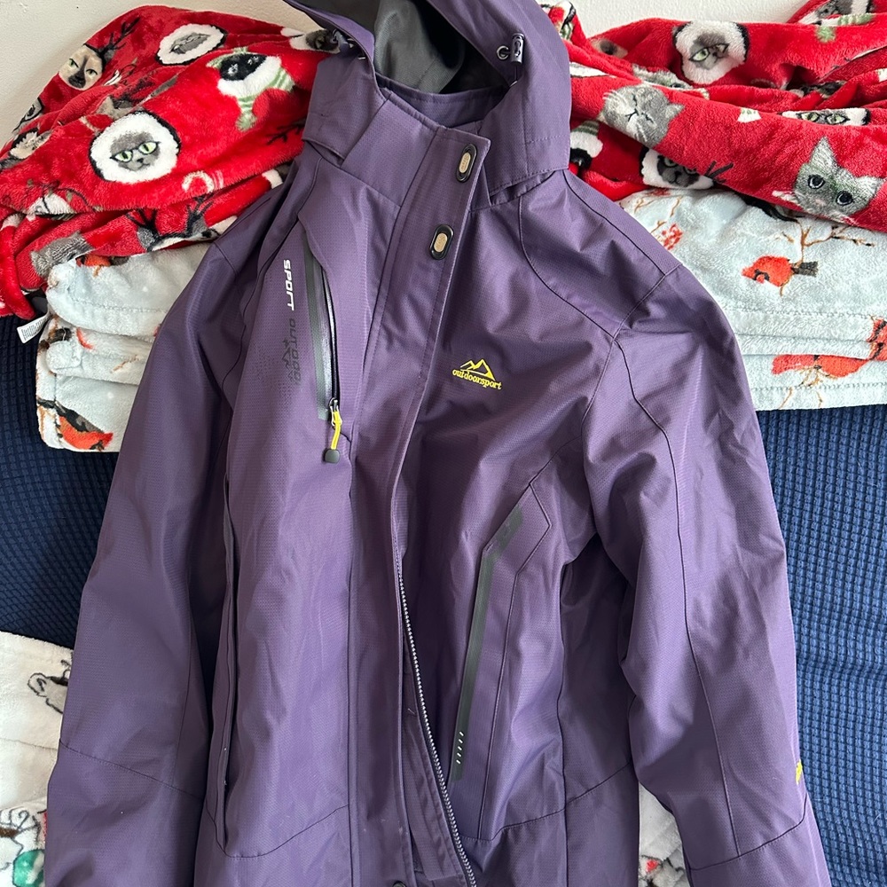 Outdoor Sport Women’s Winter Coat-Purple